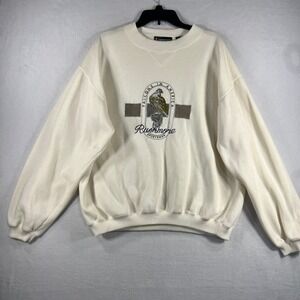 VTG Rushmore Imprints Falcons in America Sweatshirt Cream XL